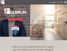 Tablet Screenshot of jeanfrancoislebrun.com